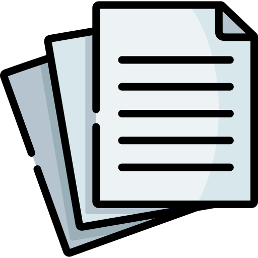 Icône documents papier