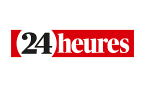 Haut-parleur sur fond bleu